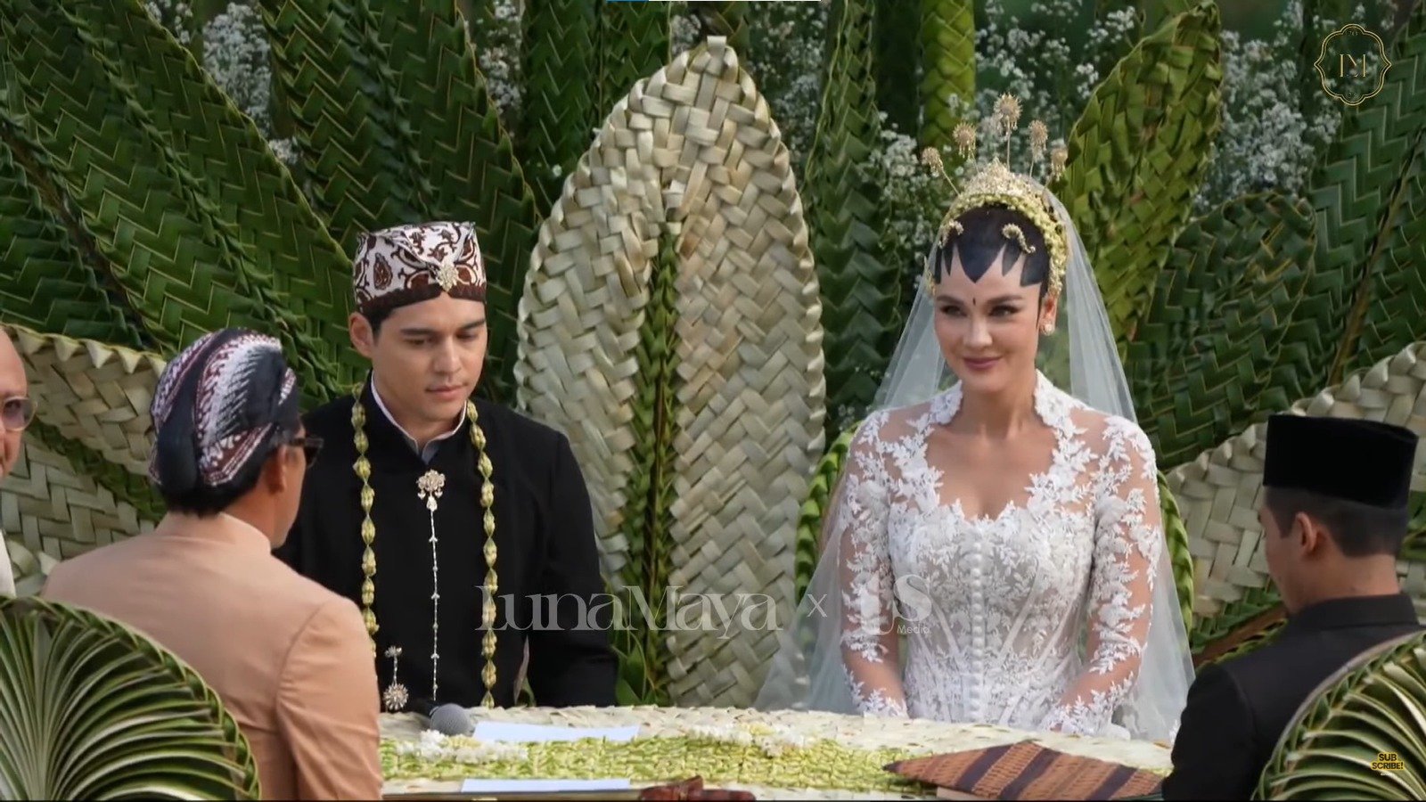 Raffi Ahmad dan Irwan Mussry Jadi Saksi Akad Nikah Luna Maya dan Maxime Bouttier