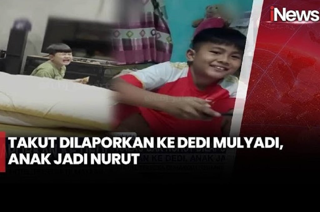Viral Video Dedi Mulyadi Jadi Jurus Ampuh Orang Tua, Anak Nurut Tak Berani Nakal