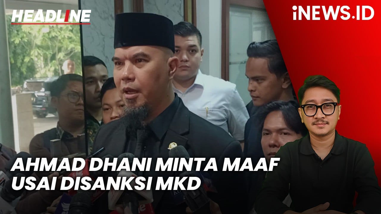 Headline iNEWS.ID: Ahmad Dhani Minta Maaf usai Disanksi MKD karena Hina Marga Pono