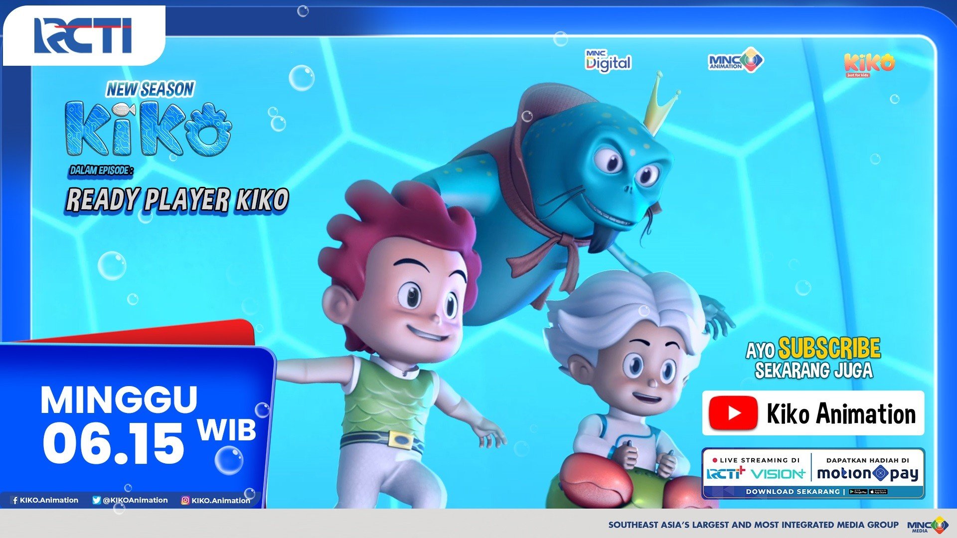 Episode Ready Player KIKO, Minggu 11 Mei 2025, Pukul 06.15 WIB di RCTI: Petualangan Baru Kota Asri Masa Depan