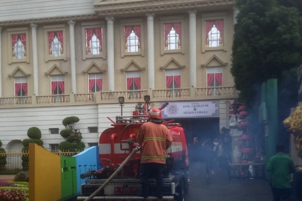Kebakaran di Wisata Museum Angkut Kota Batu, Api Terlihat di Zona Eropa Area London