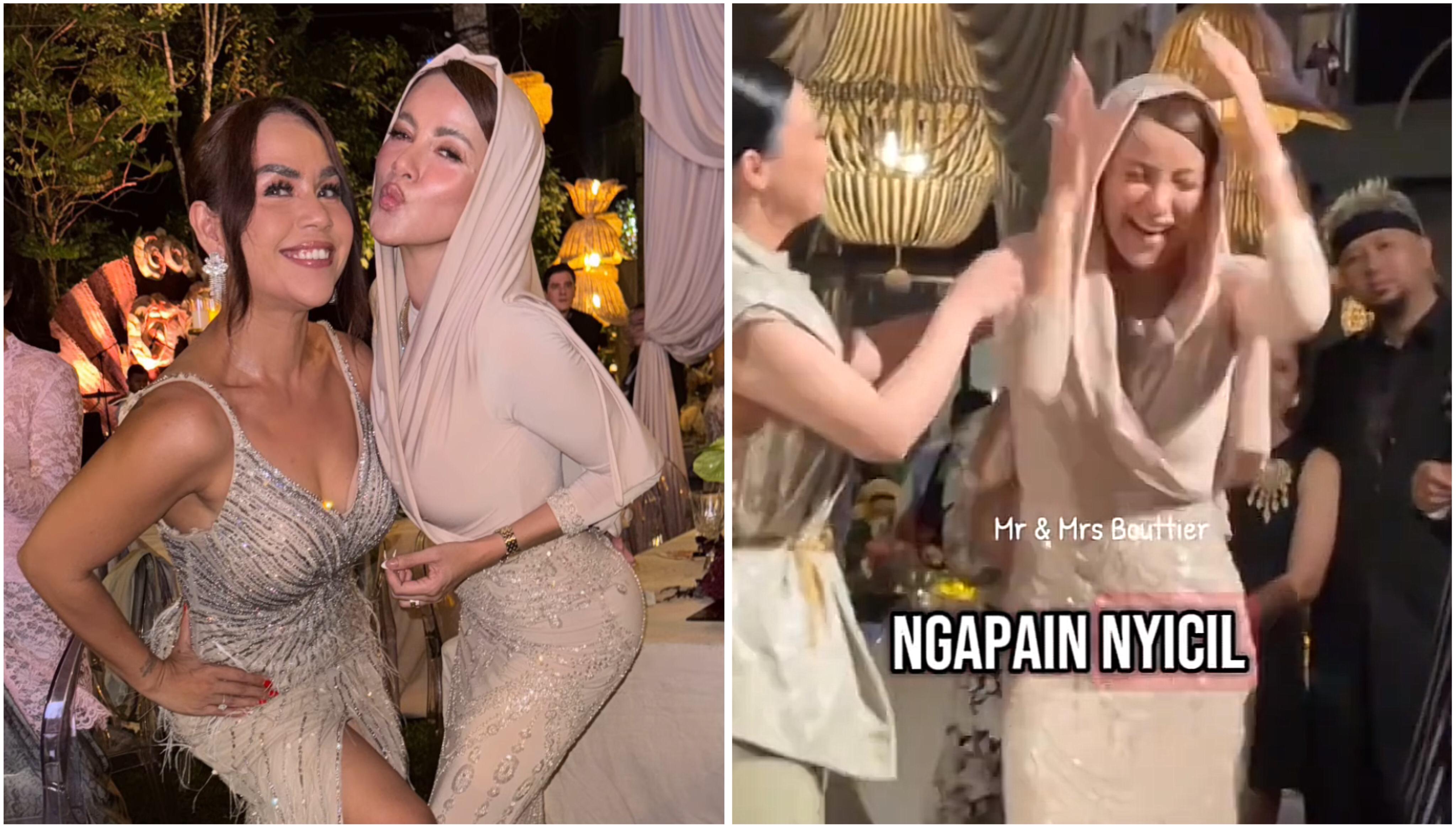 Gaya Kondangan Olla Ramlan di Pernikahan Luna Maya dan Maxime Bouttier Viral di Medsos, Ini Fotonya!
