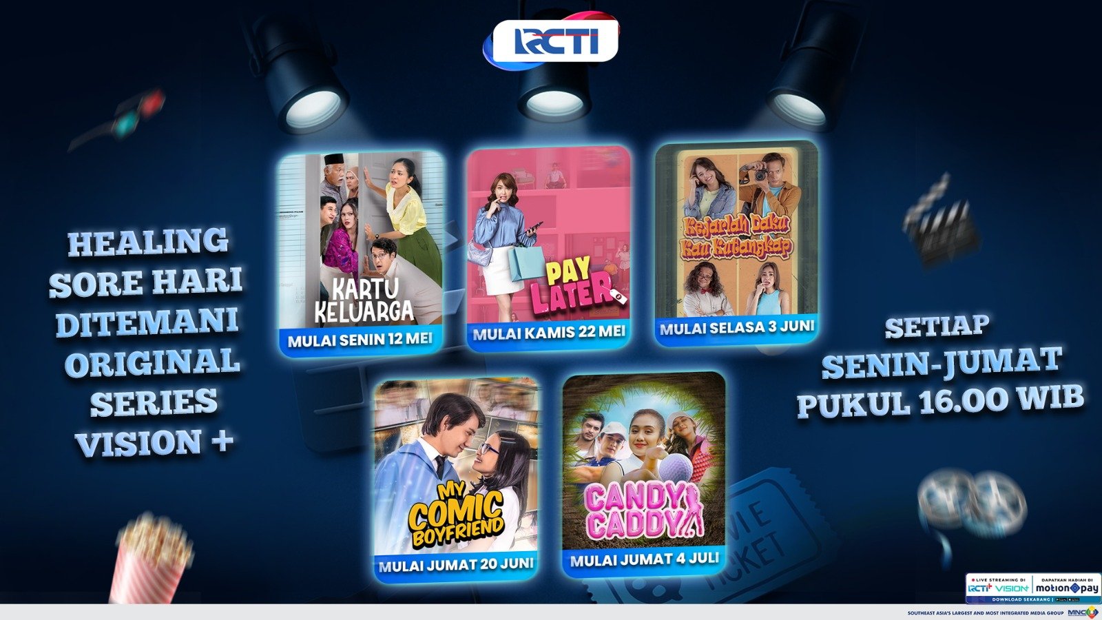 Sore Penuh Cerita, Ini Deretan Original Series Vision+ Tayang di RCTI Mulai 12 Mei!