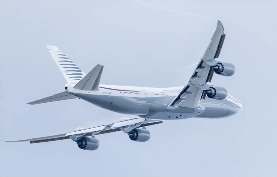 Wow, Trump Bakal Dapat Hadiah Pesawat Boeing 747-8 Supermewah dari Qatar