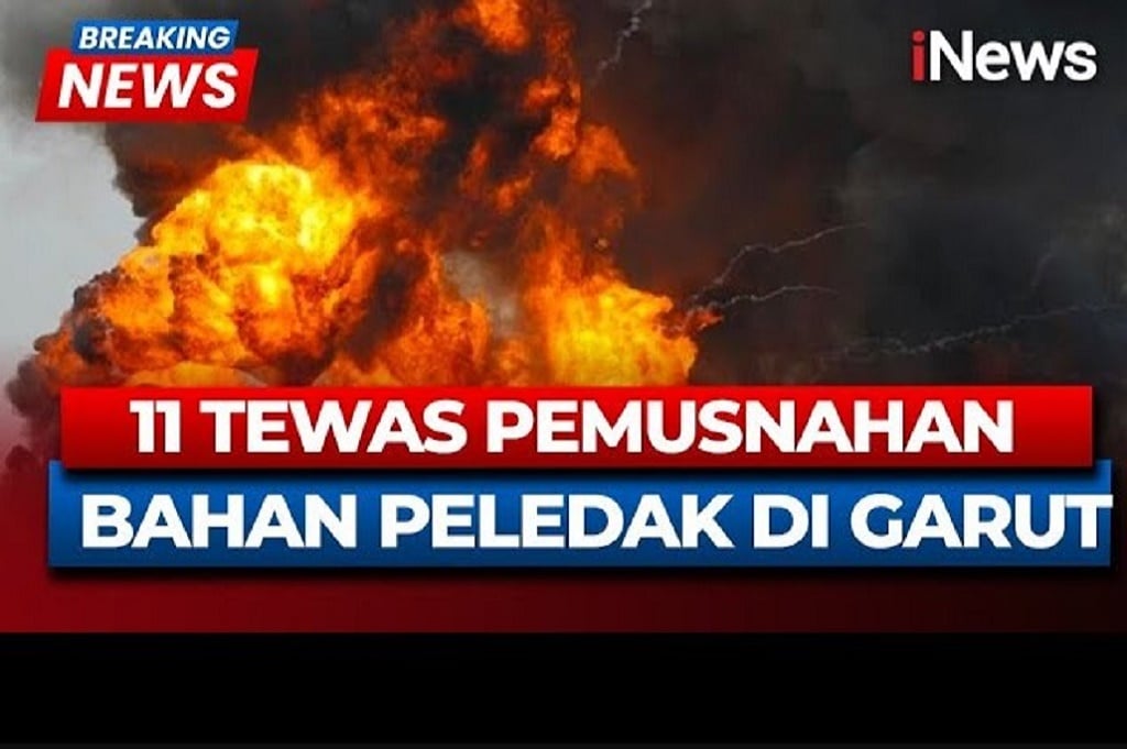 11 Orang Dilaporkan Tewas dalam Ledakan Amunisi di Garut, Perwira TNI dan Warga Sipil
