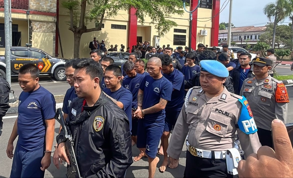 Kerap Palak Warga, 52 Preman di Bandung Ditangkap dalam Operasi Pekat 2 Lodaya 2025