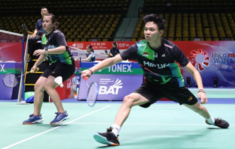 Hasil Thailand Open 2025: Bobby/Melati Tembus Babak Utama 