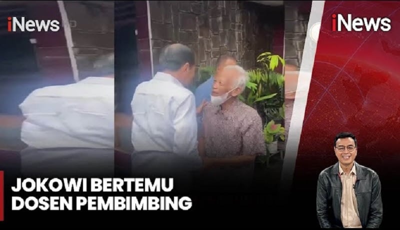 Momen Jokowi Kunjungi Rumah Dosen Pembimbing saat Kuliah di UGM