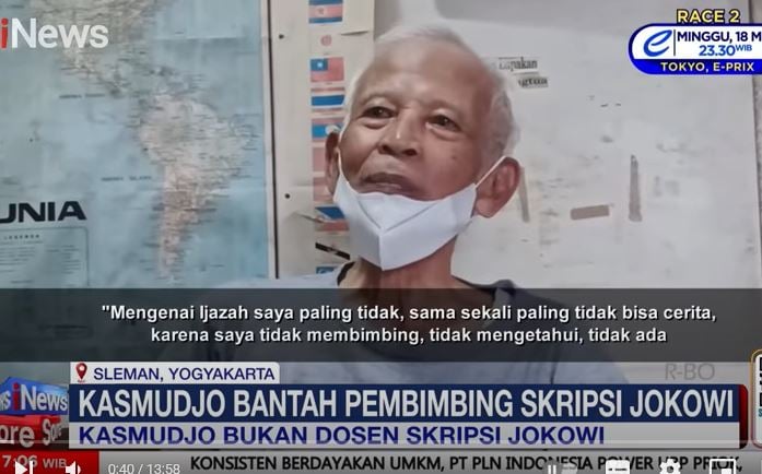 Kasmudjo Ngaku Belum Pernah Lihat Ijazah Jokowi