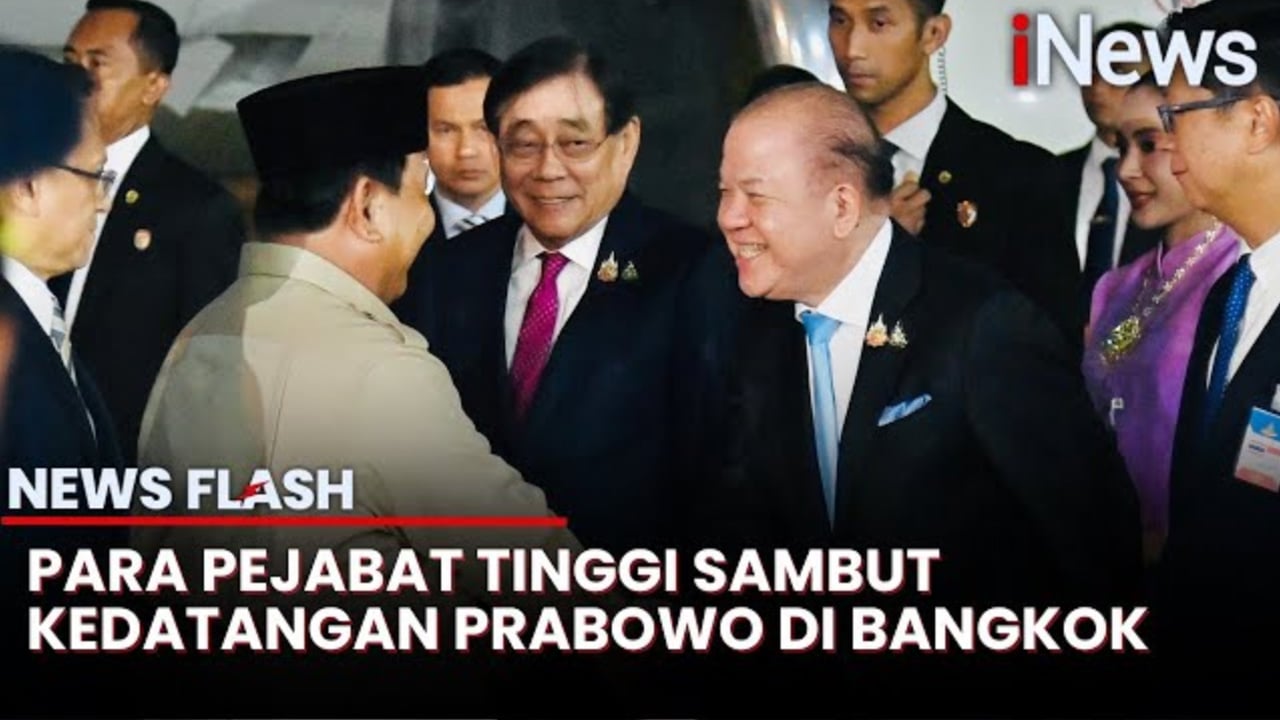 Tiba di Bangkok, Prabowo Bakal Gelar Pertemuan Bilateral dengan Raja Thailand 