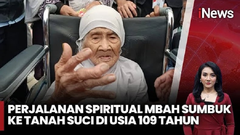 Cerita Nenek Sumbuk, Calon Haji Tertua Usia 109 Tahun Tiba di Tanah Suci