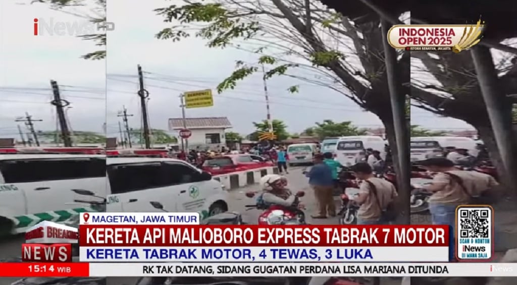 Polisi Selidiki Penyebab Palang Perlintasan di Magetan Terbuka saat Kereta Melintas