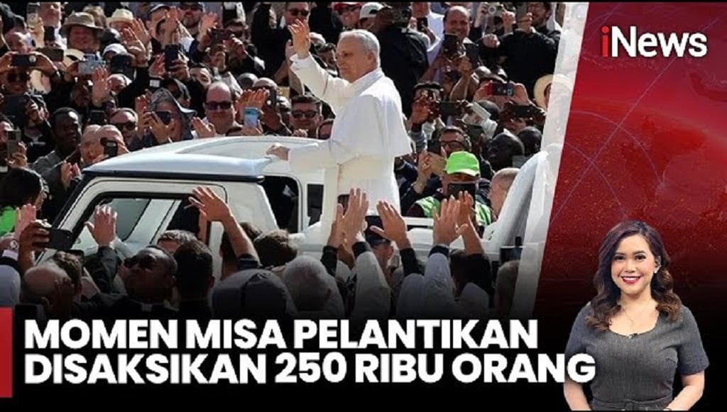 Resmi Dilantik, Paus Leo XIV Jadi Pemimpin ke-267 Umat Katolik Dunia
