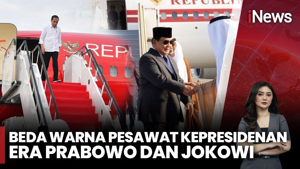 Pesawat Kepresidenan Tampil dengan Warna Baru di Era Presiden Prabowo, Desain Beda dengan Zaman Jokowi