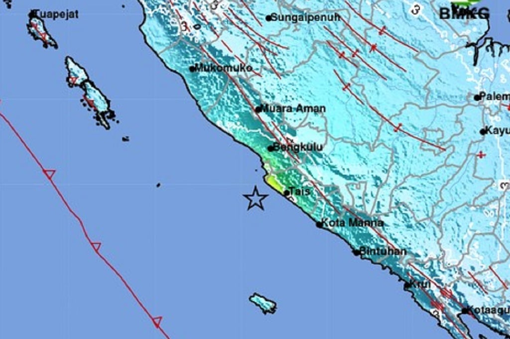 Gempa Besar Magnitudo 6,3 Guncang Bengkulu, Terasa Kuat Picu Kepanikan