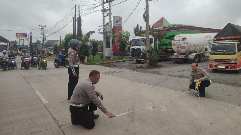 Kecelakaan di Bandar Lampung, Pelajar Tewas Terlindas Truk Tangki
