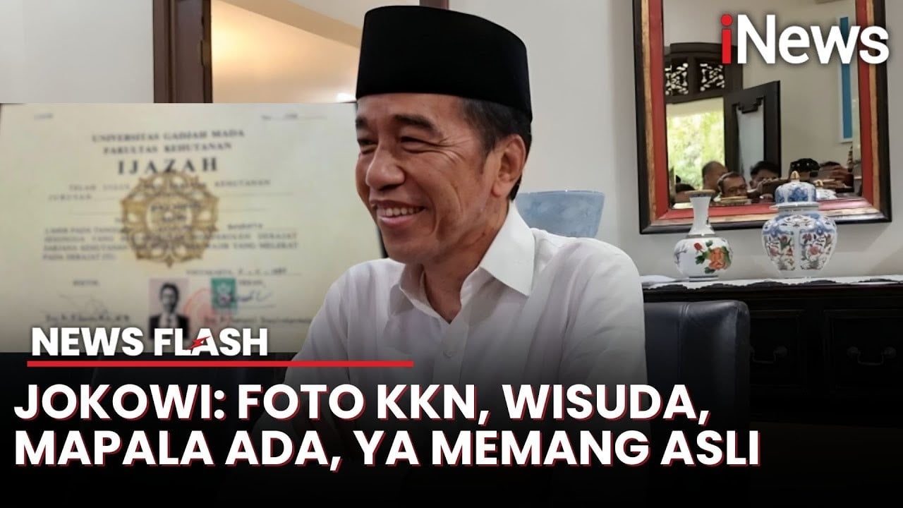 Puji Kinerja Bareskrim, Jokowi: Foto KKN, Wisuda, Mapala Ada, Ya Memang Asli