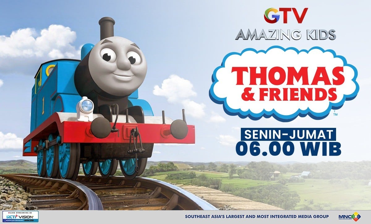 GTV Amazing Kids Ajak Kamu Bertualang di Pulau Sodor Setiap Pagi Bersama Thomas & Friends!