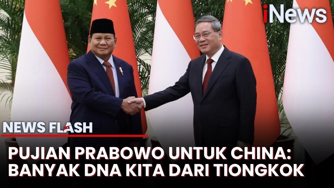 Prabowo Singgung Genetik Bangsa Indonesia: kalau Dicek, Banyak DNA Kita dari Tiongkok