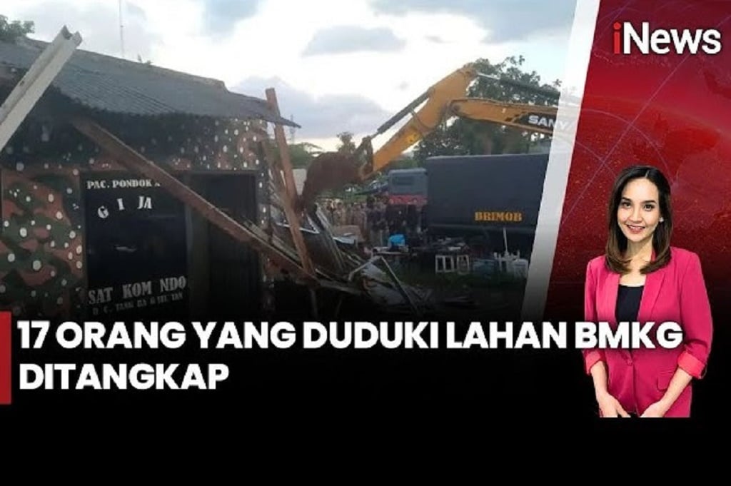 GRIB Jaya Duduki Lahan Milik BMKG di Tangsel Berujung 17 Orang Diamankan
