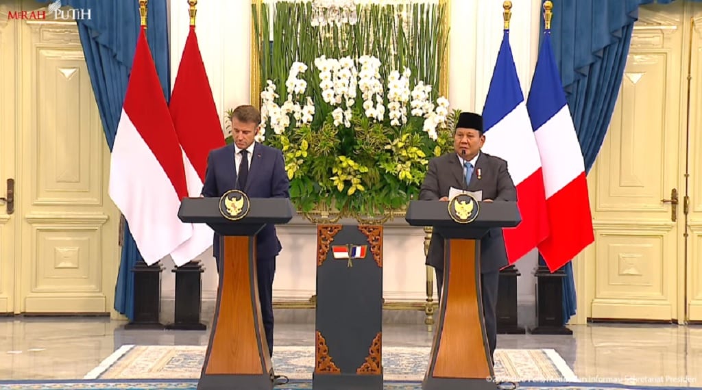 Prabowo dan Macron Bertemu Empat Mata, Bahas Ketidakpastian Dunia