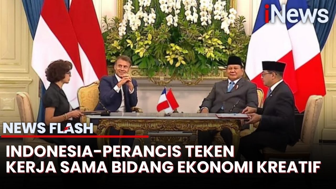 Emmanuel Macron Kunjungan ke RI, Indonesia-Prancis Siap Bikin Gebrakan Ekonomi Kreatif
