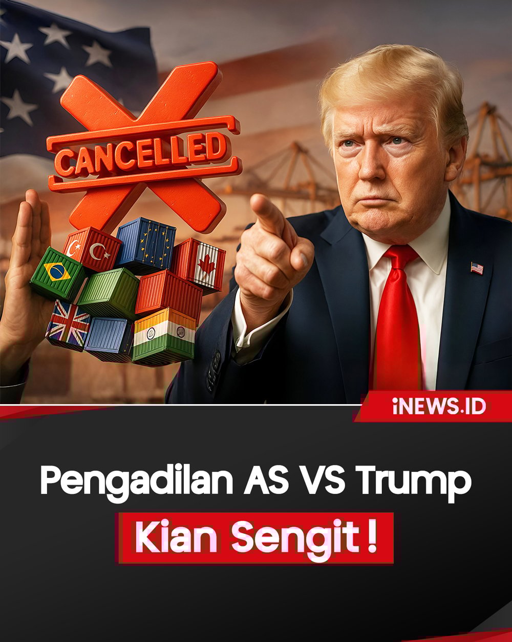 Infografis 5 Fakta Pengadilan AS Batalkan Tarif Trump