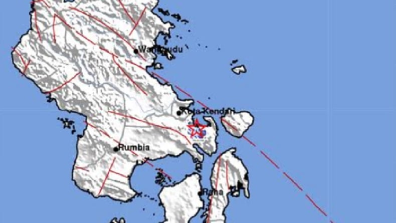 Gempa Magnitudo 2,9 Guncang Konawe Selatan, Getaran Dirasakan Warga di dalam Rumah