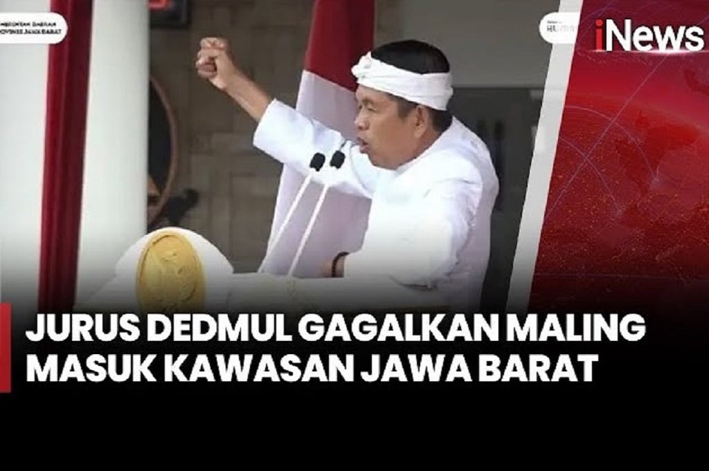 Jurus Dedi Mulyadi Cegah Kejahatan di Jabar, Pasang Gapura Anti-Maling Dilengkapi CCTV