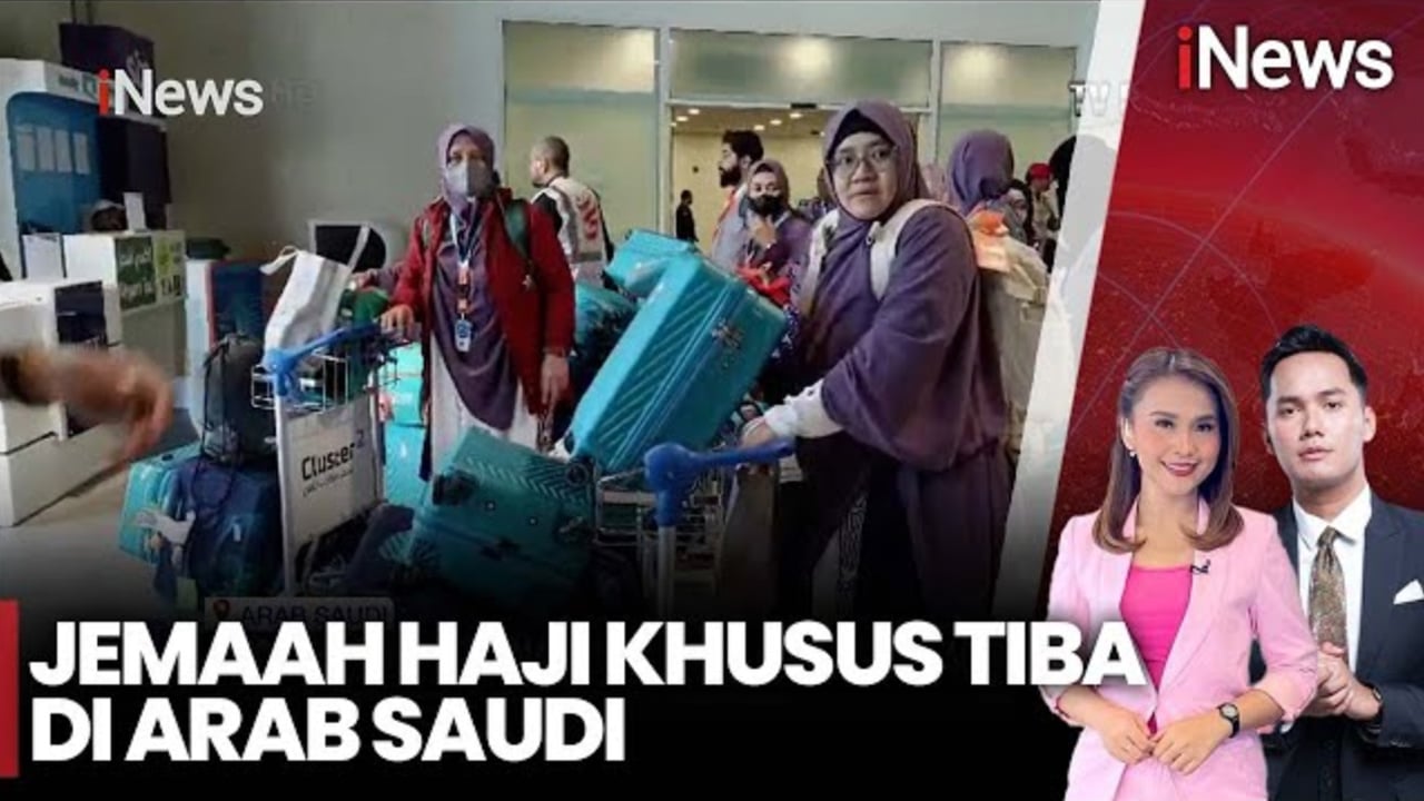 Kedatangan Perdana Jemaah Haji Khusus melalui Bandara Taif Arab Saudi | iNews Pagi