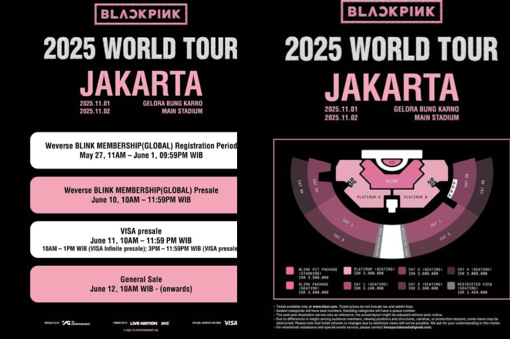 Kapan Konser Blackpink Jakarta 2025? BLINK Indonesia Pasti Enggak Sabar!