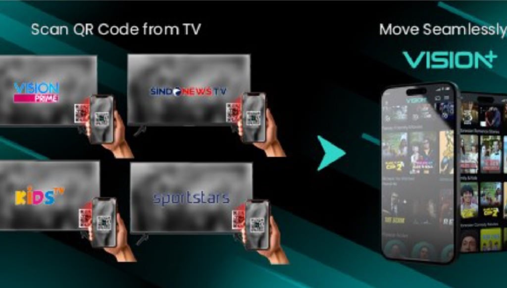 Vision+ Luncurkan Teknologi Kode QR yang Dipatenkan, Mudahkan Transisi TV Berbayar ke Streaming