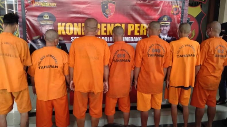Aksi Premanisme Meresahkan di Sumedang, 7 Orang Ditangkap