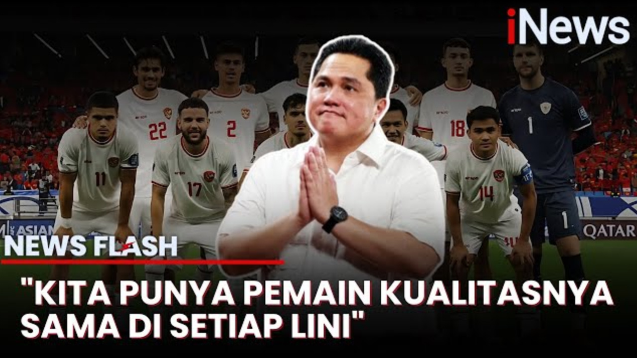 Target Menang Lawan China, Erick Thohir Wanti-wanti Hal Ini ke Timnas
