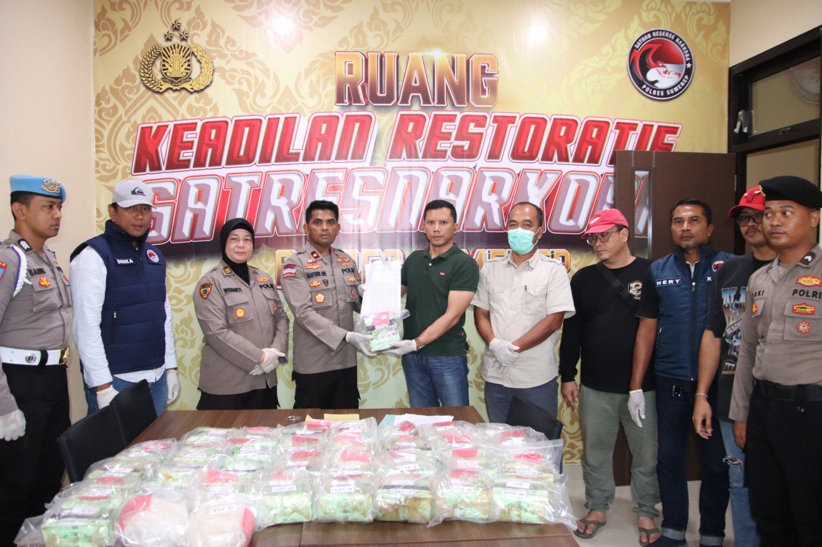 Polisi Duga Sabu 35 Kg di Sumenep Libatkan Bandar Narkoba Kelas Kakap