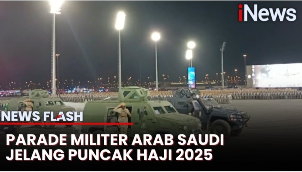 Arab Saudi Gelar Parade Militer Besar Jelang Puncak Ibadah Haji 2025