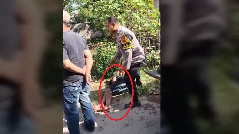 Sempat Duel dengan Kades, Maling Motor di Bogor Diamuk Warga
