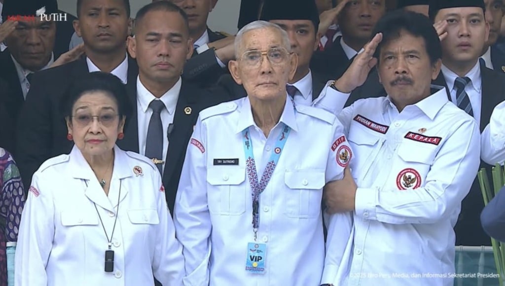 Prabowo Pimpin Upacara Hari Lahir Pancasila, Megawati-Try Sutrisno Hadir