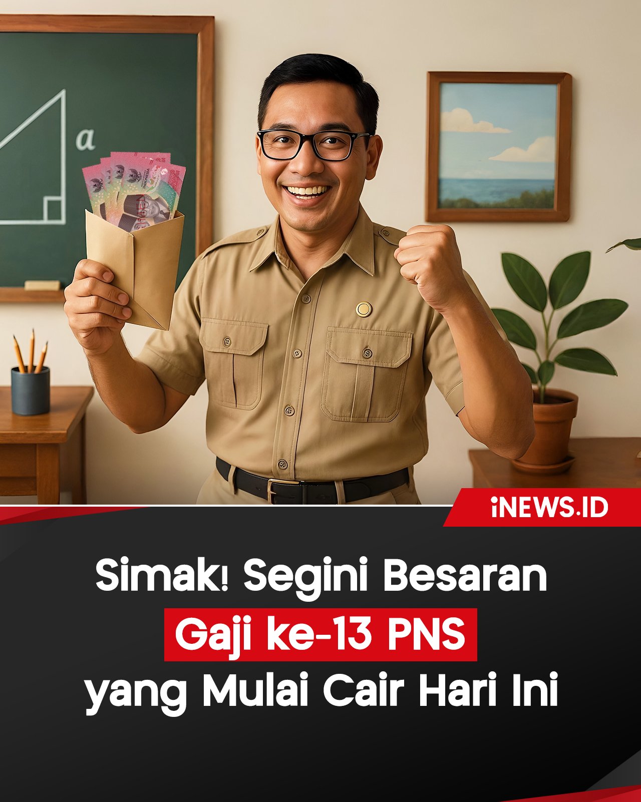 Infografis Simak! Segini Besaran Gaji ke-13 PNS yang Mulai Cair Hari Ini