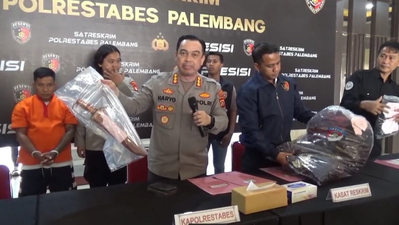 1 Orang Ditangkap Kasus Pembacokan Pengantin di Palembang , Pelaku Lain Diburu Polisi
