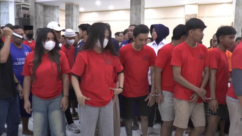 916 Preman dan Pelaku Kejahatan Jalanan di Jateng Ditangkap, 28 Wanita