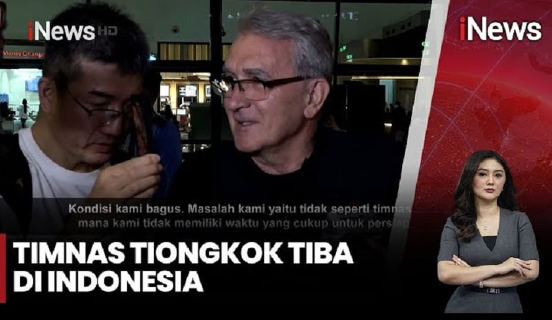Timnas China Tiba di Indonesia, Bawa 3 Pemain Naturalisasi 