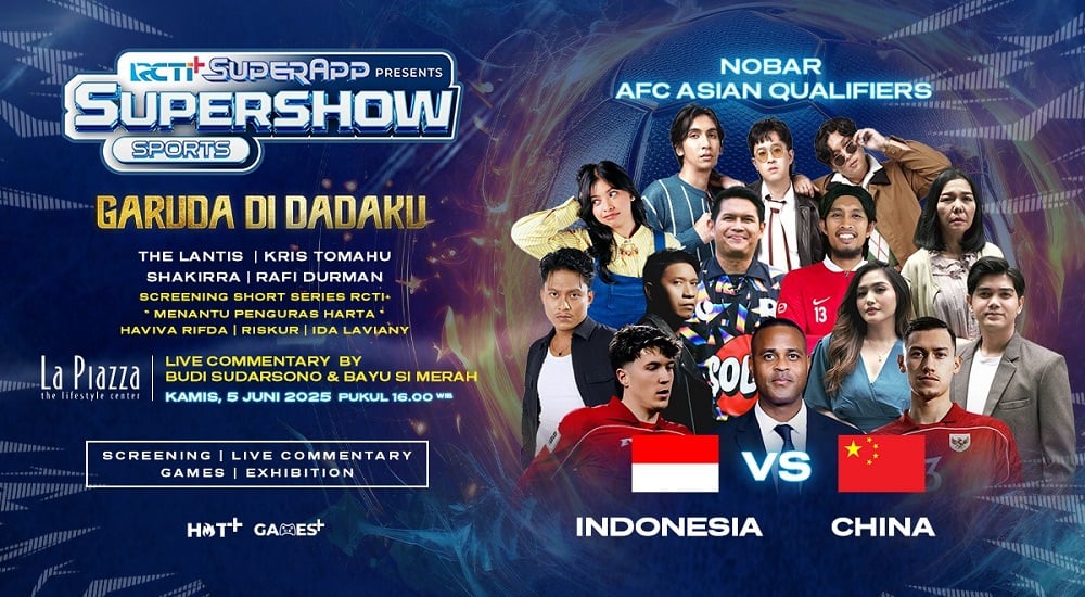 Lokasi Nobar Gratis Timnas Indonesia Vs China Ditemani Si Piton, Fans Garuda Yuk Merapat!