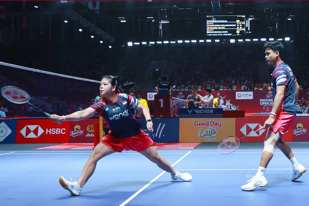 Hasil Indonesia Open 2025: Dua Wakil Ganda Campuran Indonesia Terhenti di Babak 16 Besar