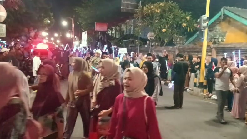 Meriah, Ribuan Muslim di Gianyar Gelar Pawai Takbir Keliling Idul Adha 1446 Hijriah