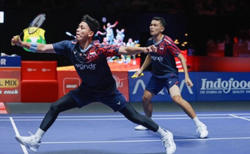 Dramatis! Fajar/Rian ke Semifinal Indonesia Open 2025 usai Singkirkan Duo China