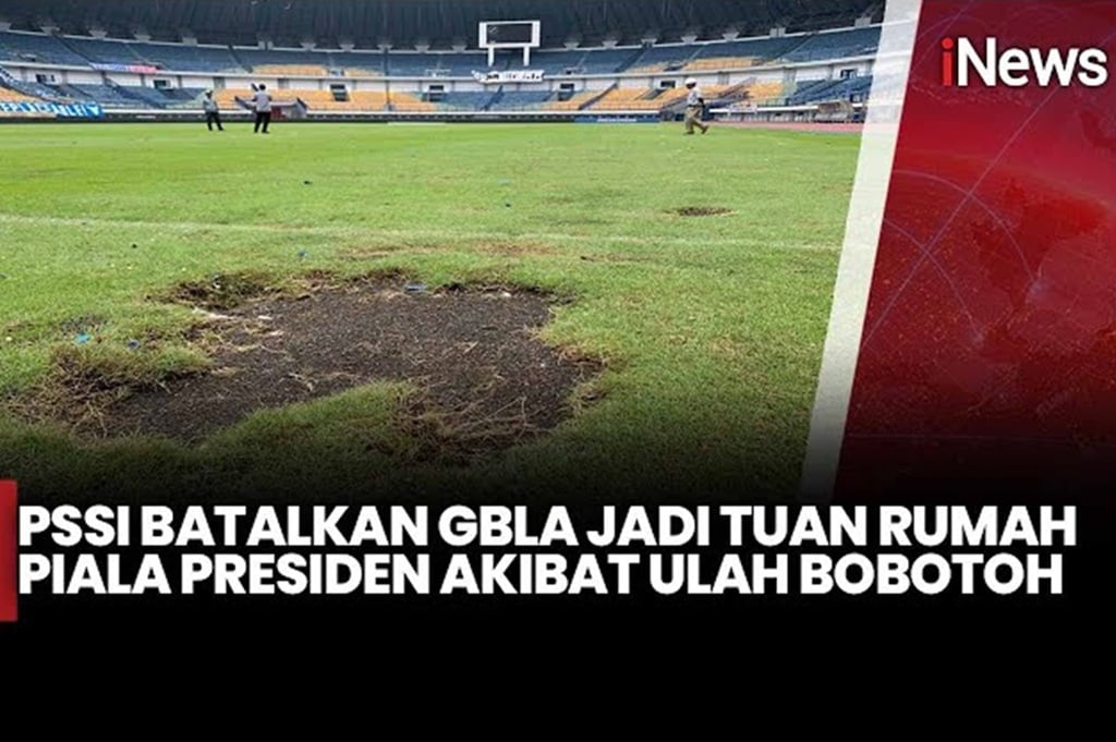 Bobotoh Rusak Stadion usai Laga Persib, GBLA Batal Jadi Tuan Rumah Piala Presiden
