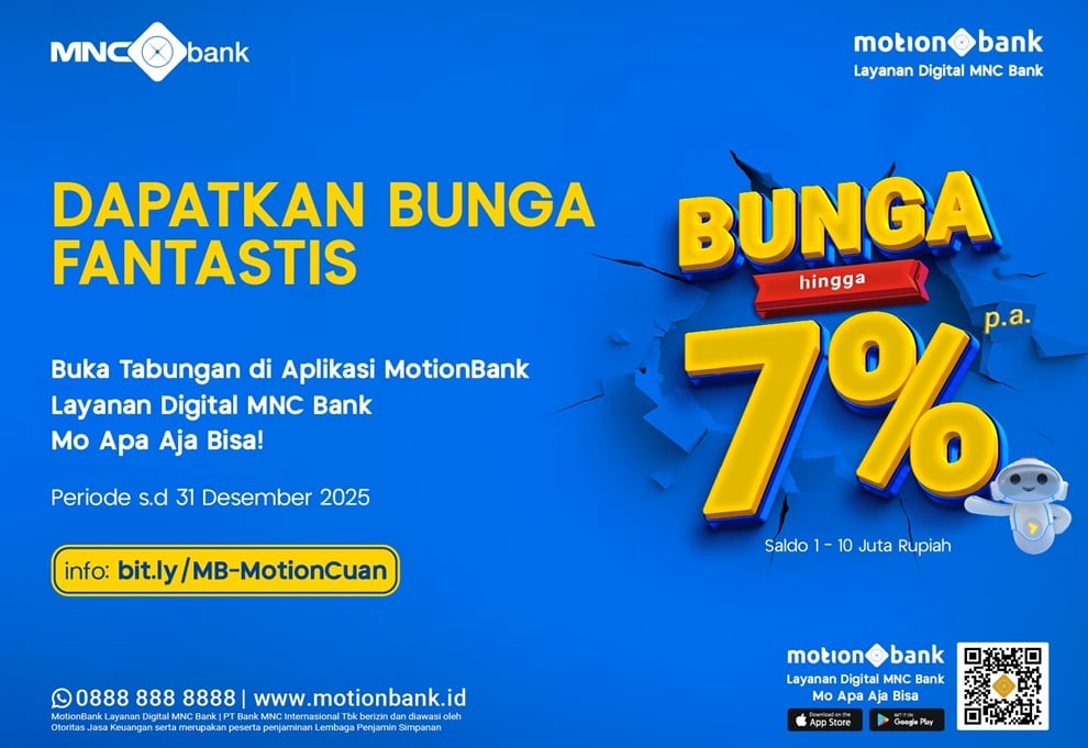 Nabung di MNC Bank Makin Seru dan Menguntungkan dengan Tabungan Motion Cuan! 