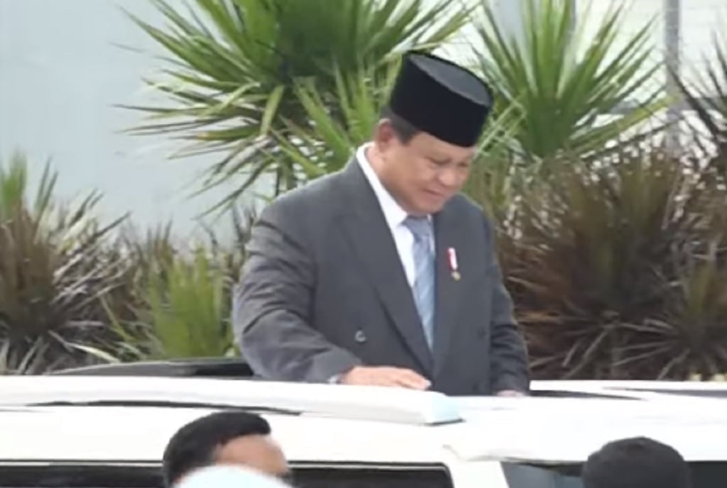 Presiden Prabowo Hadiri Pembukaan Indo Defence 2025, Naik Mobil Maung