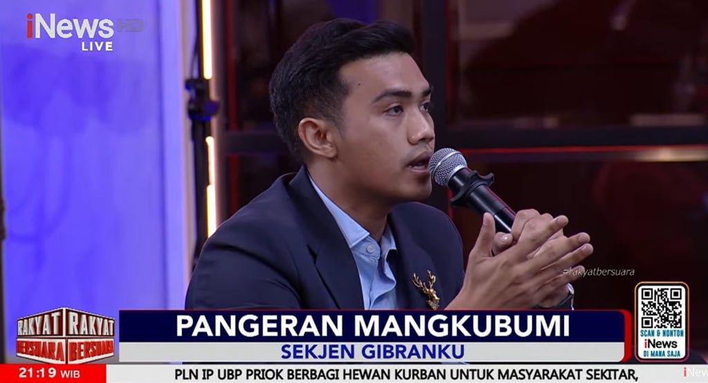 Sekjen Gibranku Duga Ada Pihak yang Orkestrasi Pemakzulan Gibran, Siapa?